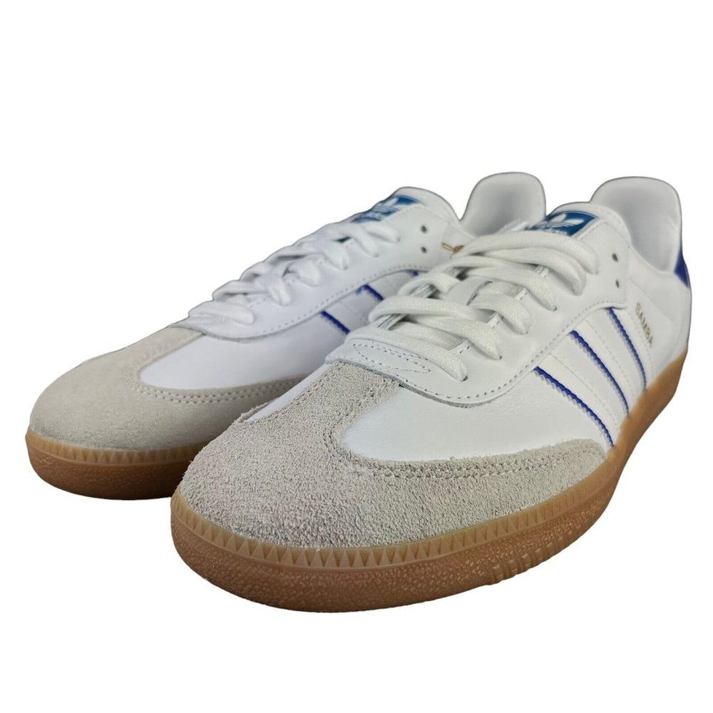 Adidas Samba Cloud White Lucid Blue Gum Shoes IG2339 Men's Sizes 8.5 - 13 - Picture 6 of 10
